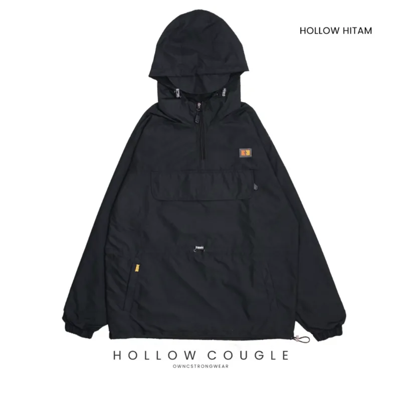 Jaket Hollow Cougle hitam